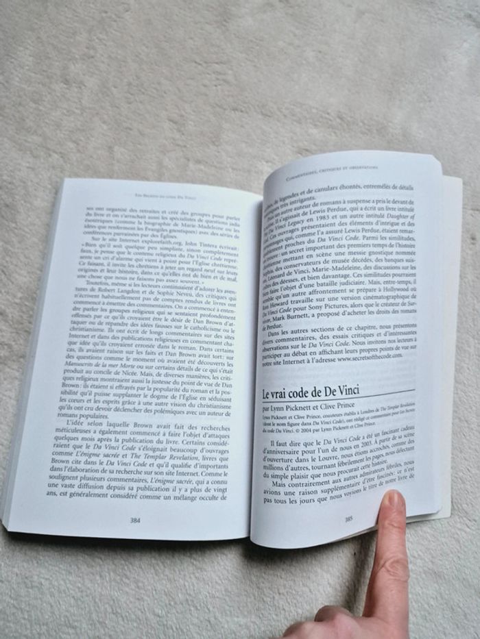 Livre Les secrets du Code Da Vinci - photo numéro 4