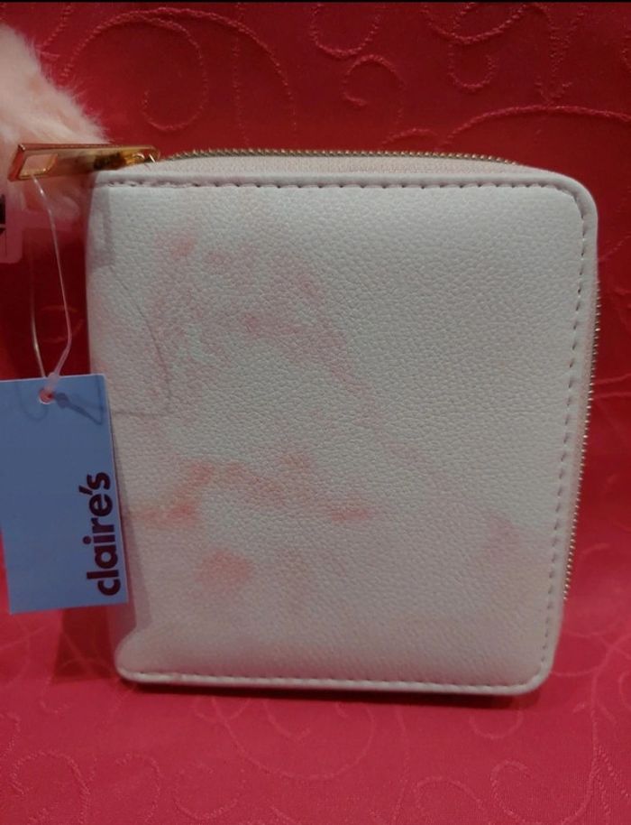 Porte monnaie porte carte pompon Neuf Claire's - photo numéro 2