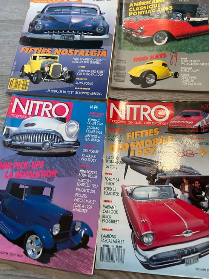 Lot 7 magazines Vintage Nitro Ancien - photo numéro 5