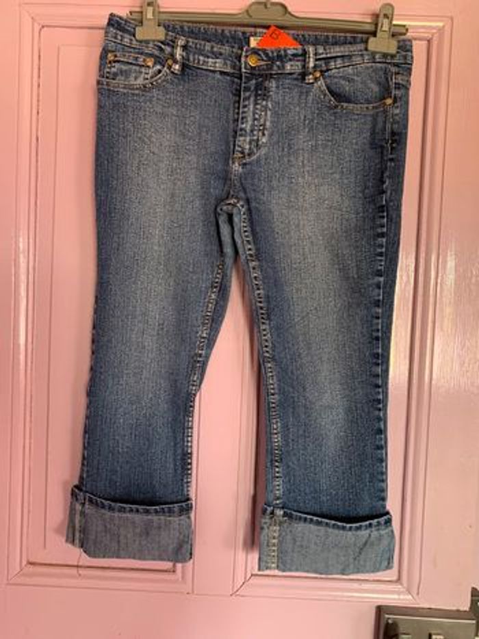 pantacourt jean taille 40