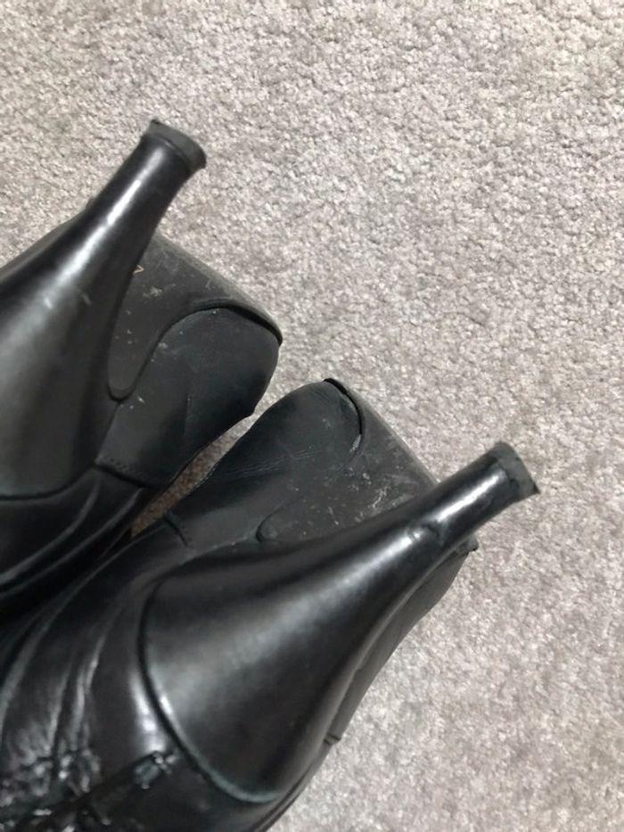Bottines cuir noir 37 - photo numéro 2