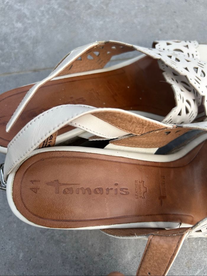 Sandales couleur crème - photo numéro 5