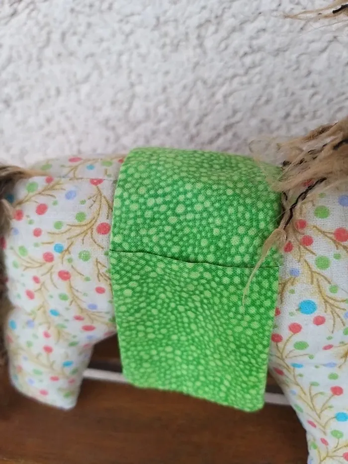 Peluche poney patchworks - photo numéro 2