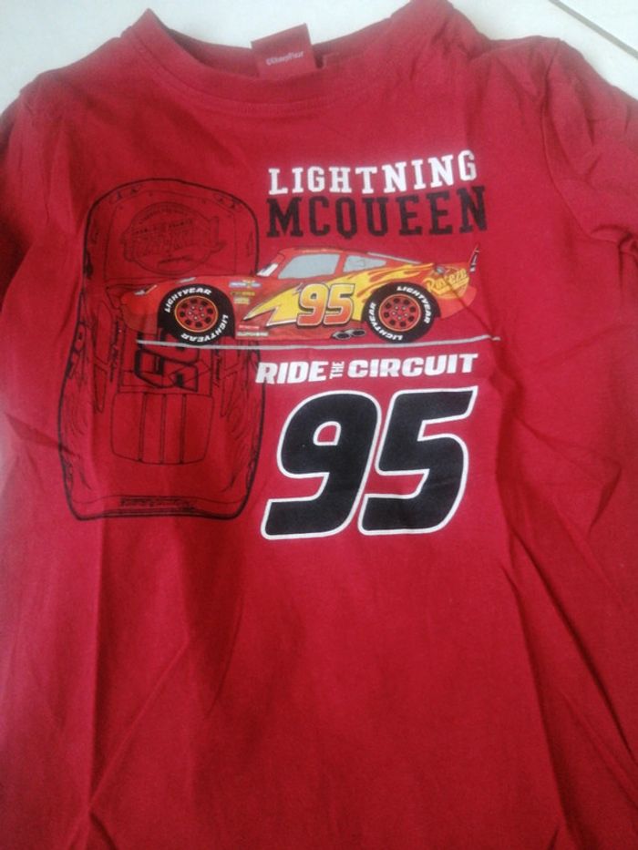 Tee shirt manche courte cars 8A - photo numéro 2