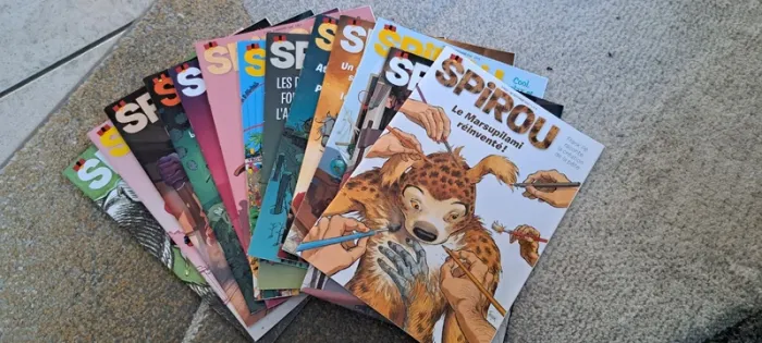 Lot de 13 magazines SPIROU, neufs