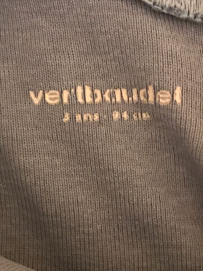 Sous-pull Bleu-Gris 3 Ans - photo numéro 7