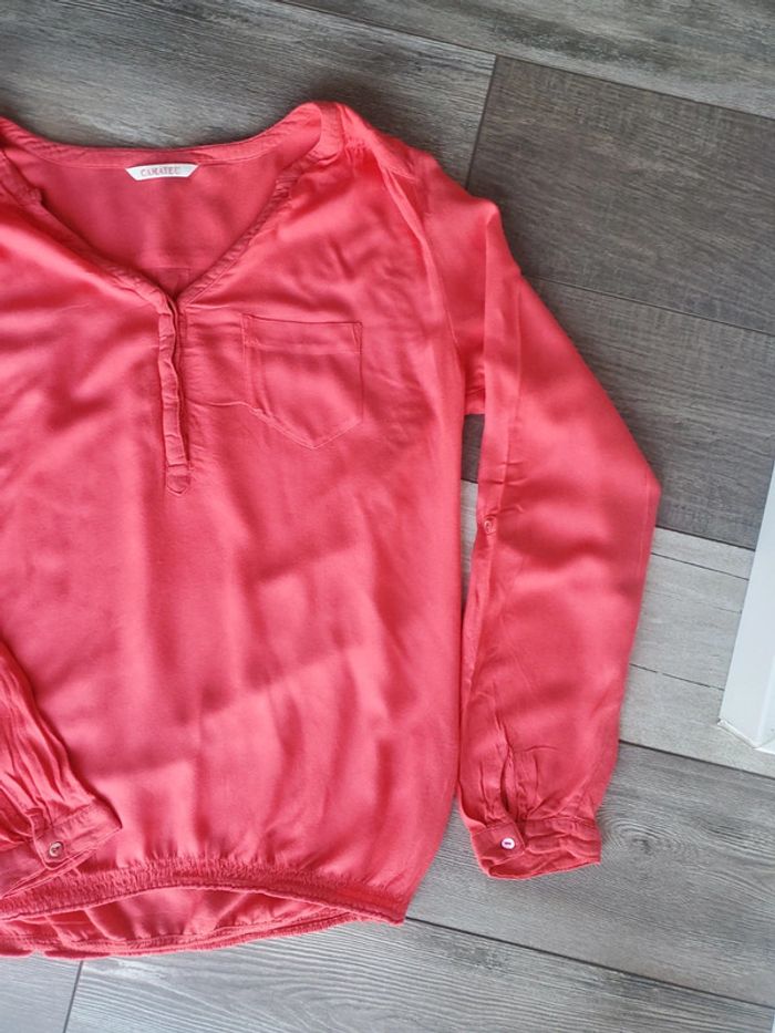 Blouse rose - Camaïeu - taille 36 - photo numéro 2