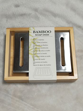 Porte savon en bambou -Neuf