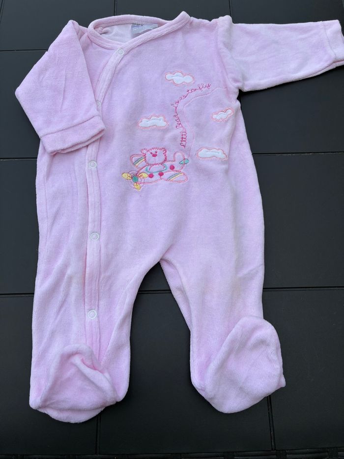 Lot de pyjama velour bébé fille 6 mois - photo numéro 4