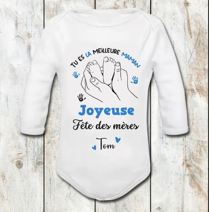 Body bébé fête des mères