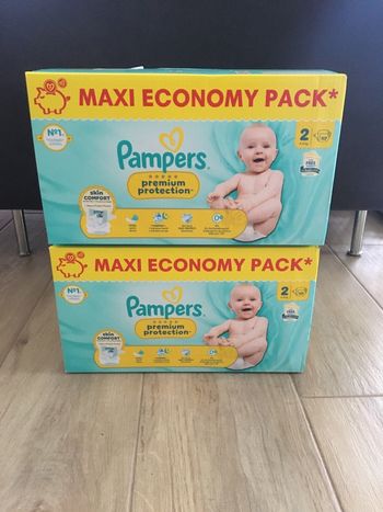 234 couches Pampers premium protection taille 2