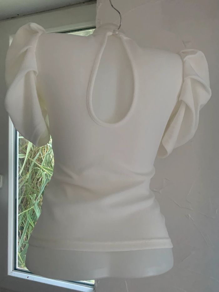 Blouse blanche SHEIN taille XS dos nu - photo numéro 7