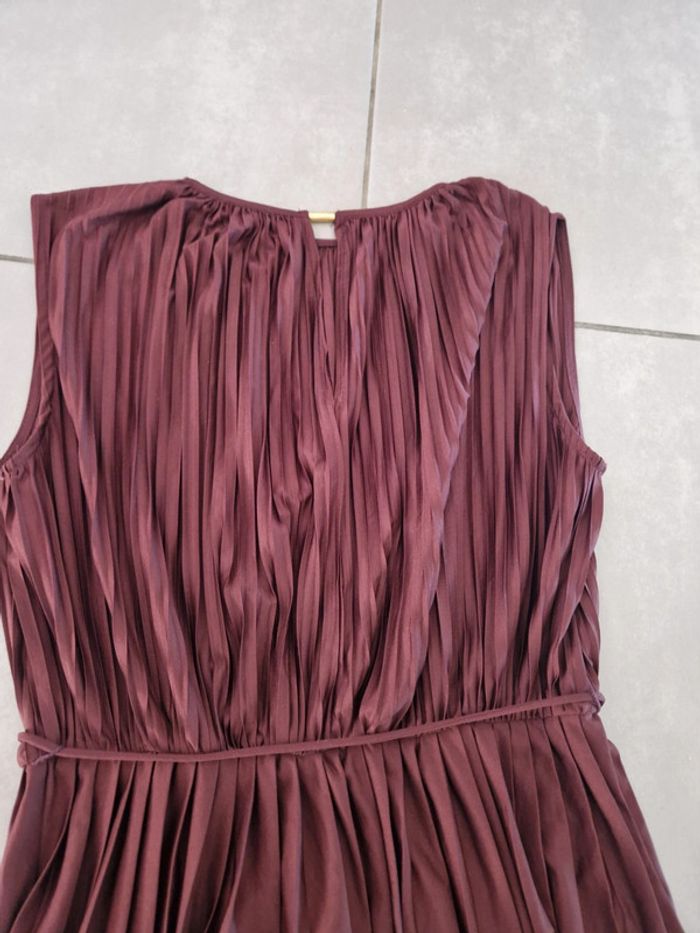 Robe longue Vintage rouge bordeaux - photo numéro 6