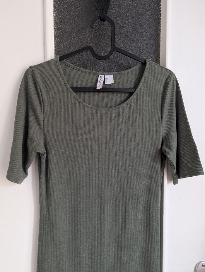 Robe longue kaki h et m taille M 38 - photo numéro 3