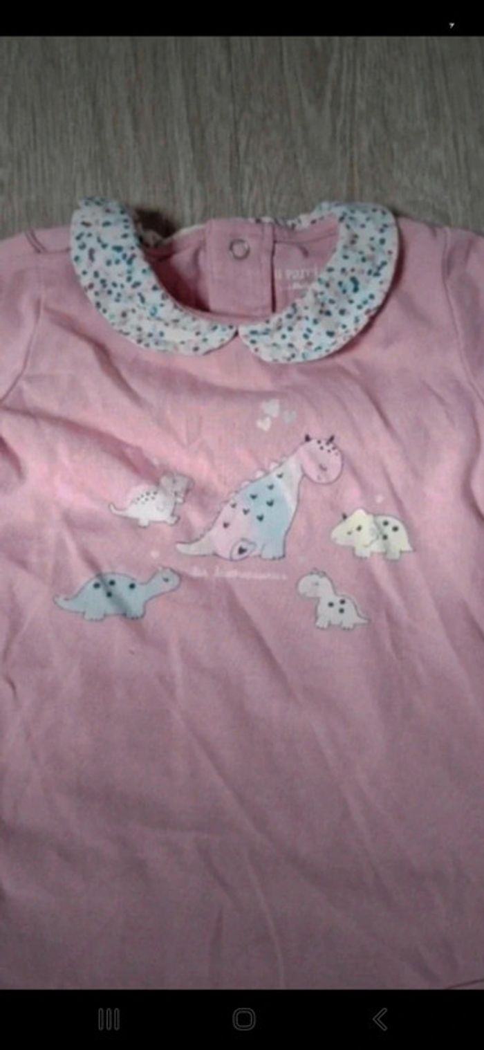 Body manches longues à col DPAM 6mois 👻 - photo numéro 2