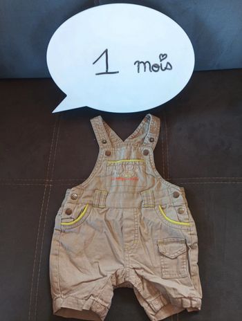 Salopette short Garçon 1 mois Orchestra