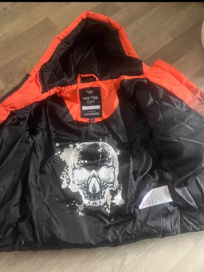 Manteau doudoune légère taille 7 / 8 ans neuf Threadboys - photo numéro 2