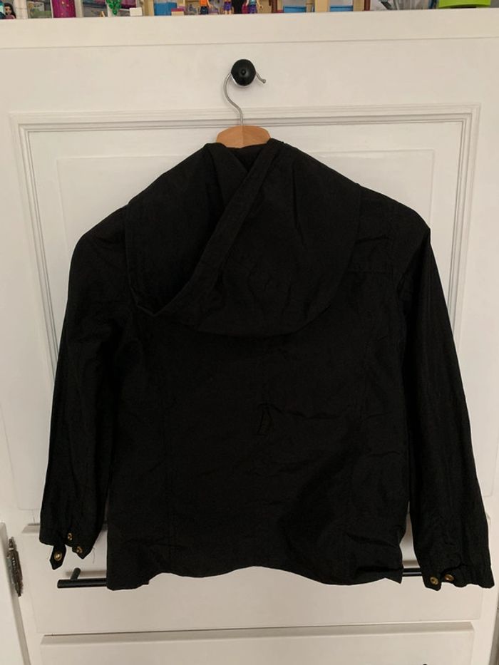 Kway noir pour fille 7-8ans . - photo numéro 2