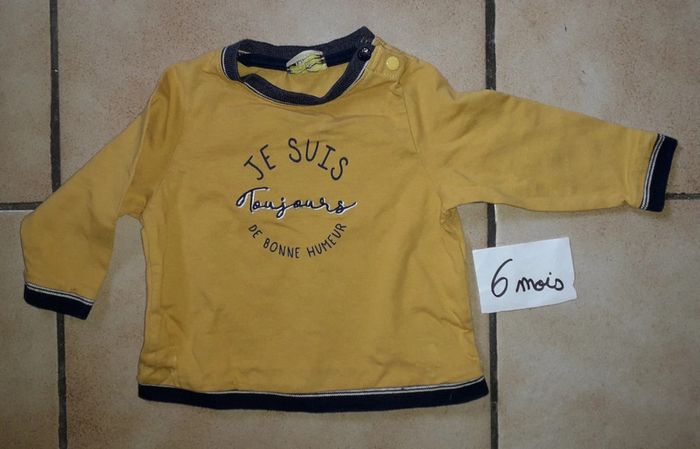Haut manches longues 6 mois garçon