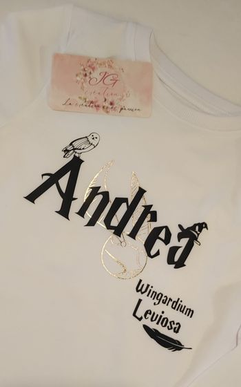 Vêtements personnalisés prénom Harry Potter