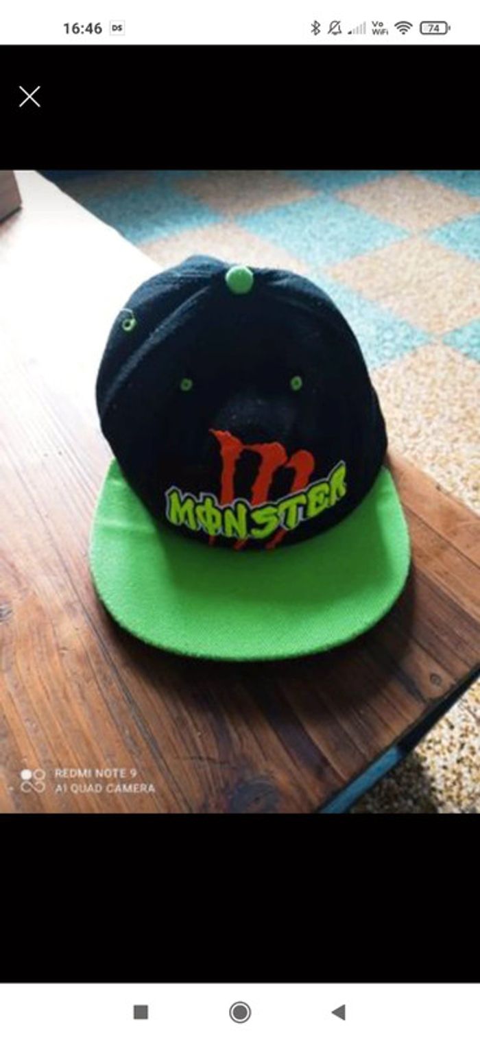 Casquette Garçon neuve Monster