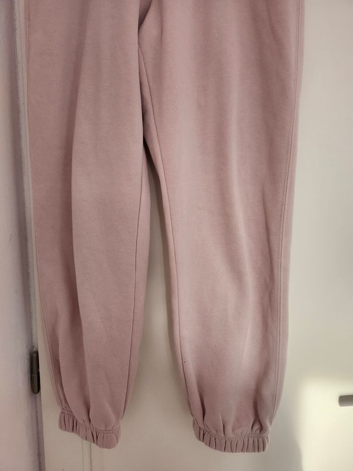Jogging survêtement rose beige Primark taille S fourré - photo numéro 3