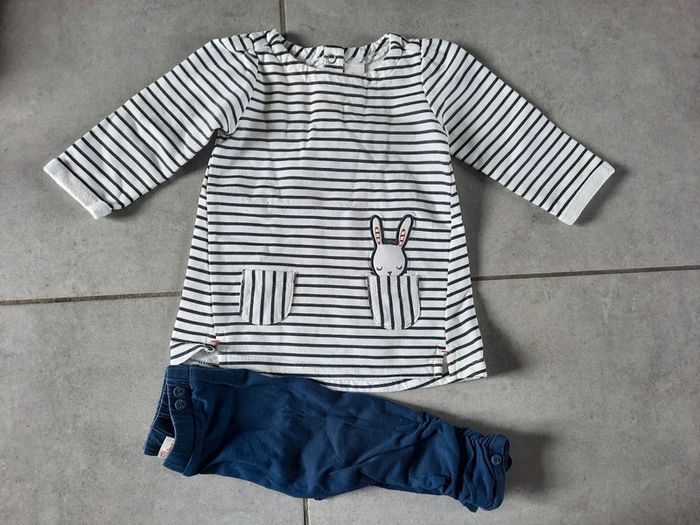 Lot de 6 tenues bébé fille 6 mois - photo numéro 4