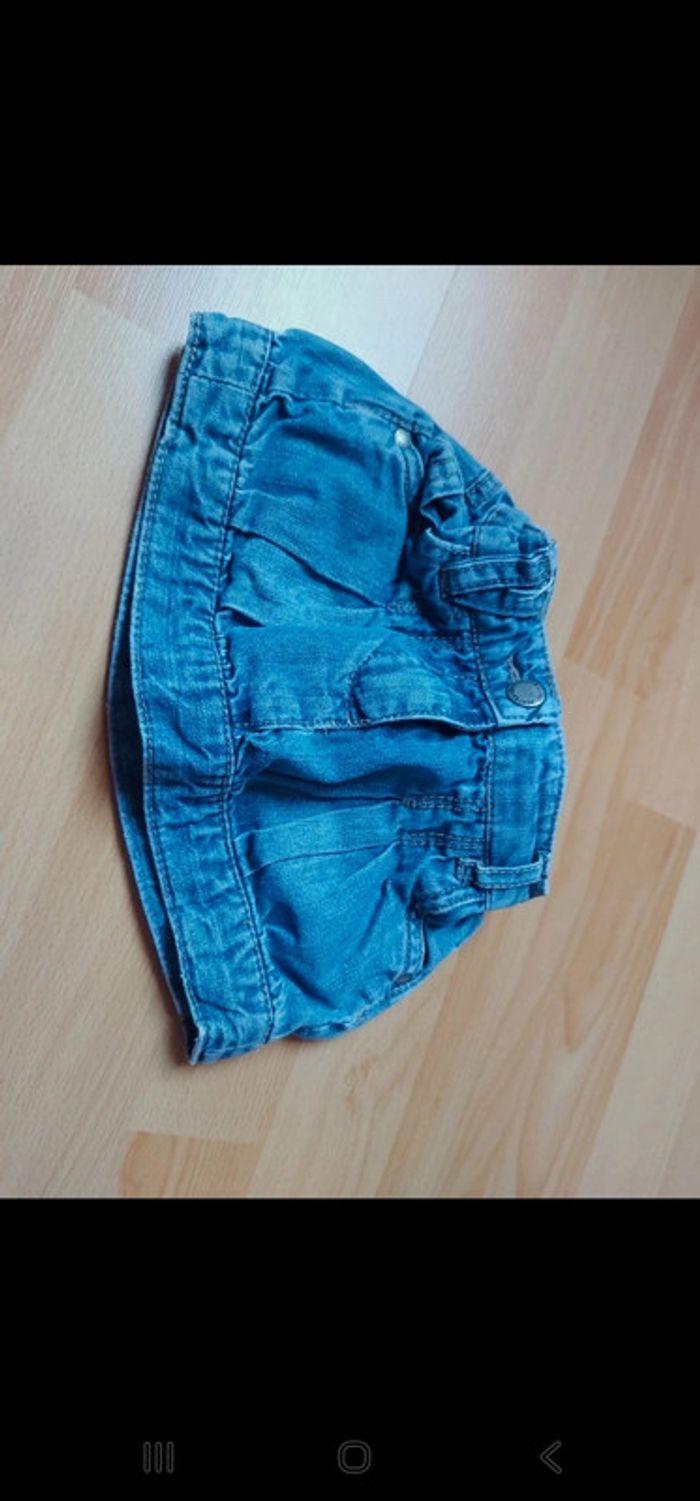 Jupe jeans 2 ans vertbaudet