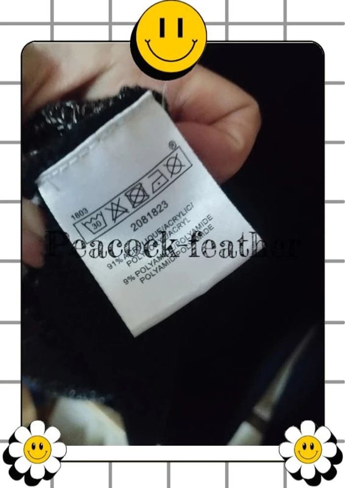 Pull noir gris T5 femme - photo numéro 4
