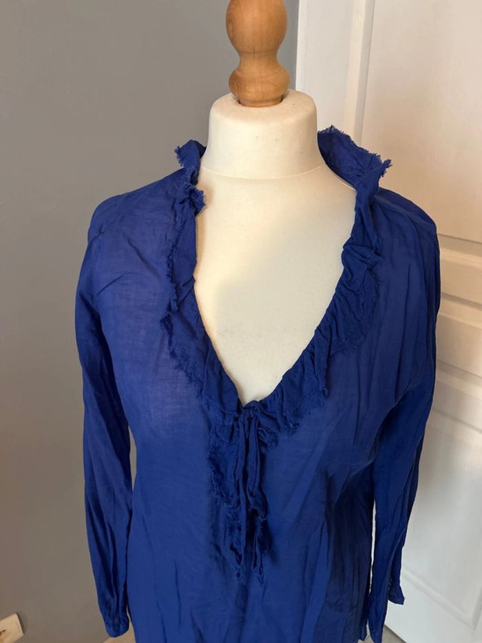 Chemise Promod légère bleu taille L - photo numéro 2