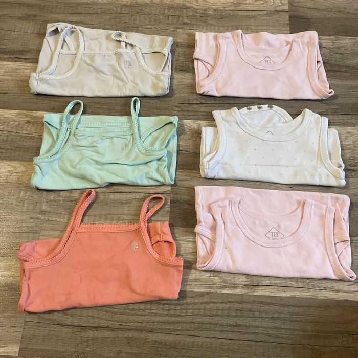 Lot 6 body manche courtes 23 mois