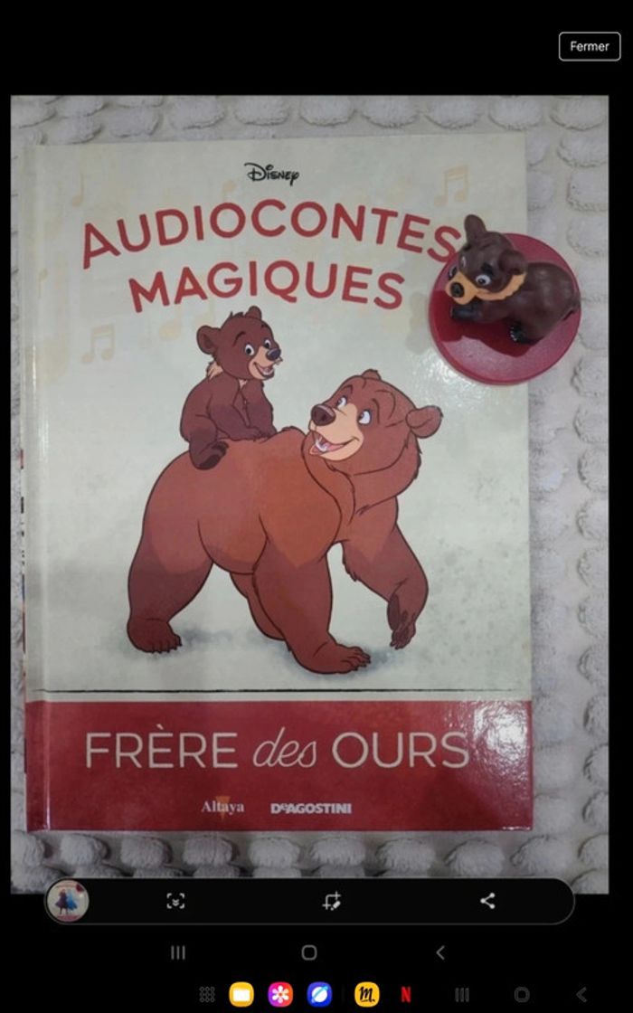 44ėme audioconte magique altaya deagostini disney audio conte compte comte magic livre& figurine