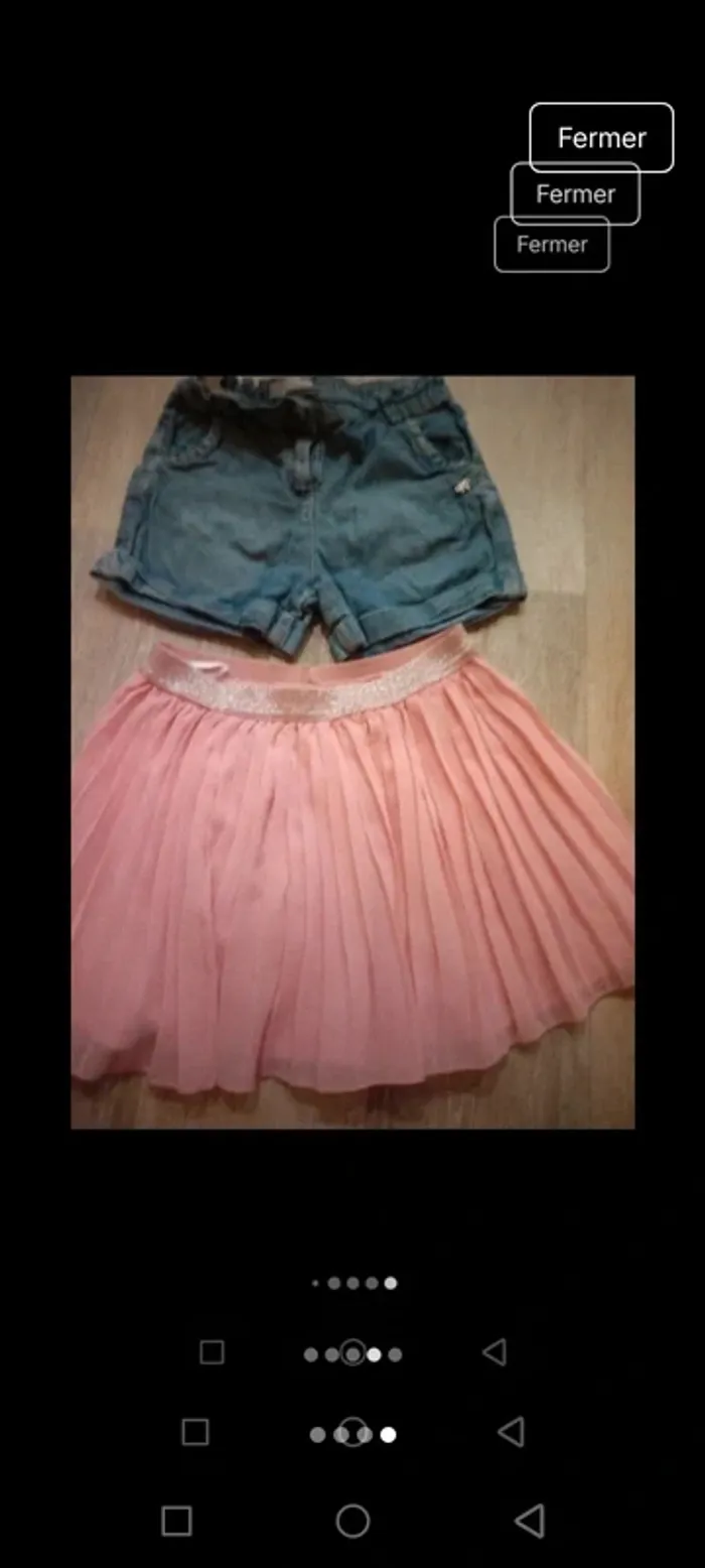 Jupe short 7 ans fille - photo numéro 3