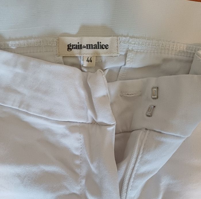 Pantacourt blanc - photo numéro 2