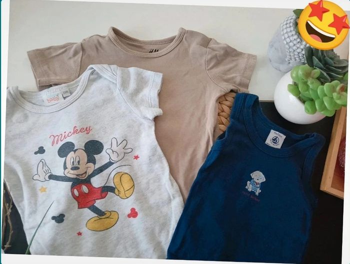 Lot bodies d'été garçon Taille 12 mois🌿🦊 - photo numéro 2