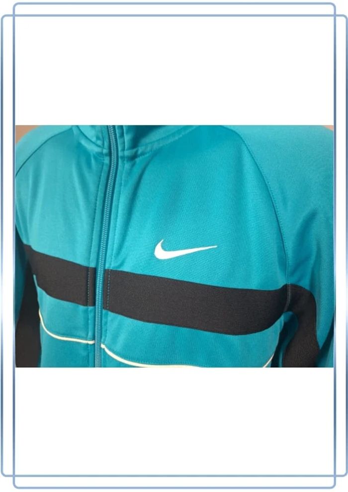 veste légère / Track jacket Nike vintage/ homme - taille M / bleu - brodé (332) - photo numéro 4