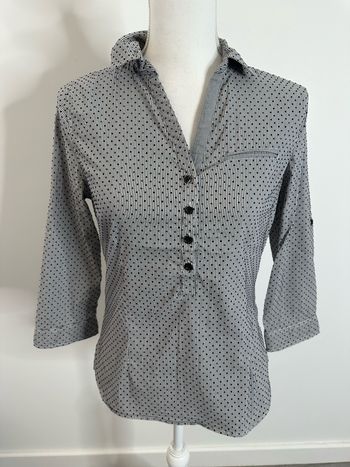 Blouse plumetis à rayures Cache Cache T36 S