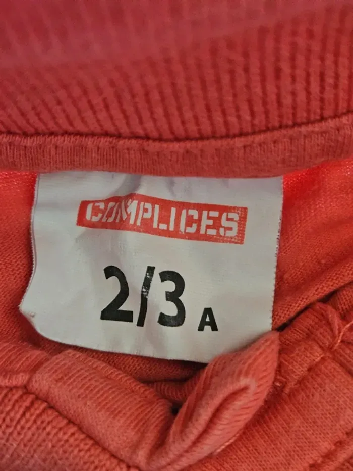 🧡 Polo garçon orange manches courtes Complices 2-3 ans 🧡 - photo numéro 4