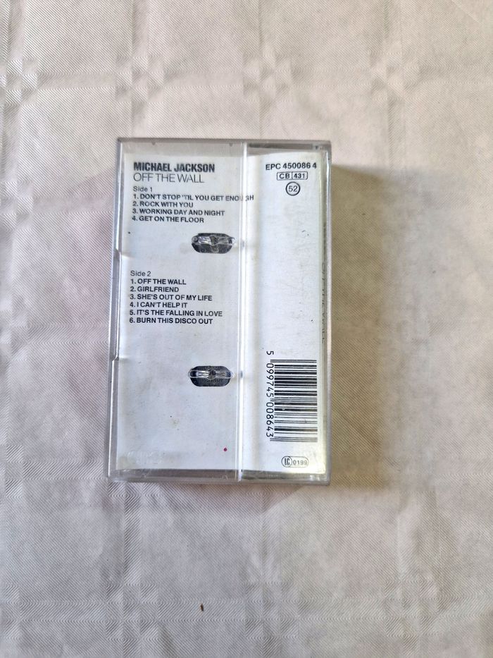 Cassette audio  , Michael Jackson  , off the wall - photo numéro 2