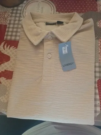 Polo en piqué homme taille M