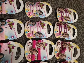 Lot de 24 pinces et élastiques a cheveux fille