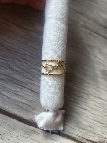 Bague en acier inoxydable, Ajustable, neuf 