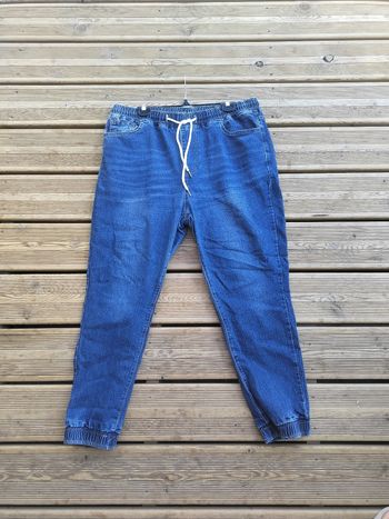 Jean skinny brut SHEIN – Taille 46 / 1XL – Taille haute & Cordon ajustable