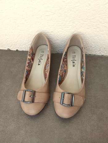 Escarpins / Ballerines à talon compensé - Tissaia