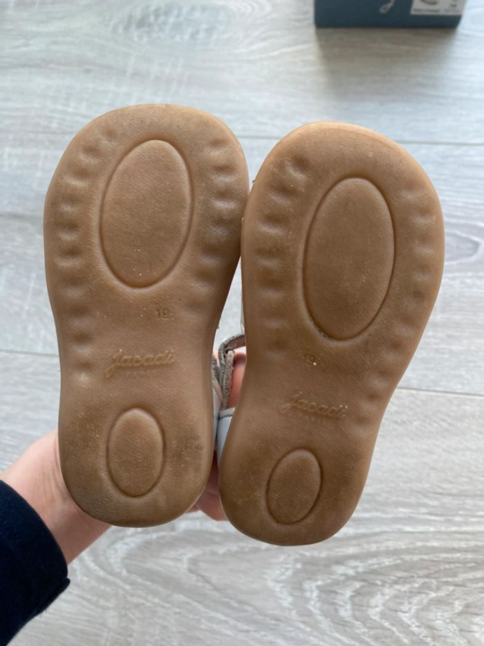Sandales blanches Jacadi taille 19 - photo numéro 14