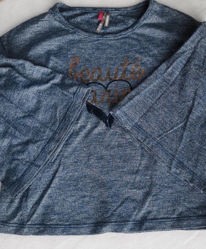 Tee-shirt 👣 manches évasées, orchestra, 2 ans - photo numéro 4