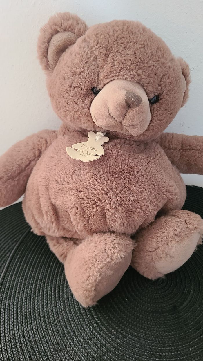 Peluche ours HISTOIRE D'OURS Boulidoux marron
