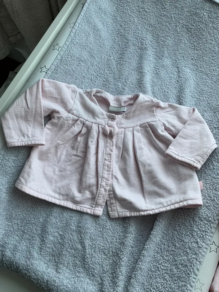 Gilet rose pale