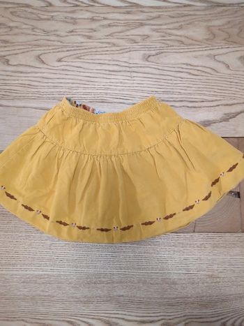 Jupe en velours réversible