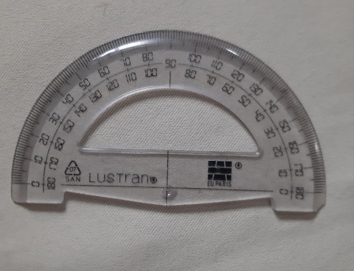 règle 30 cm et rapporteur en plastique - photo numéro 2